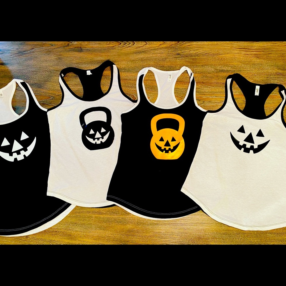 Halloween Festive Fitness Tanks- ALL *NEW*